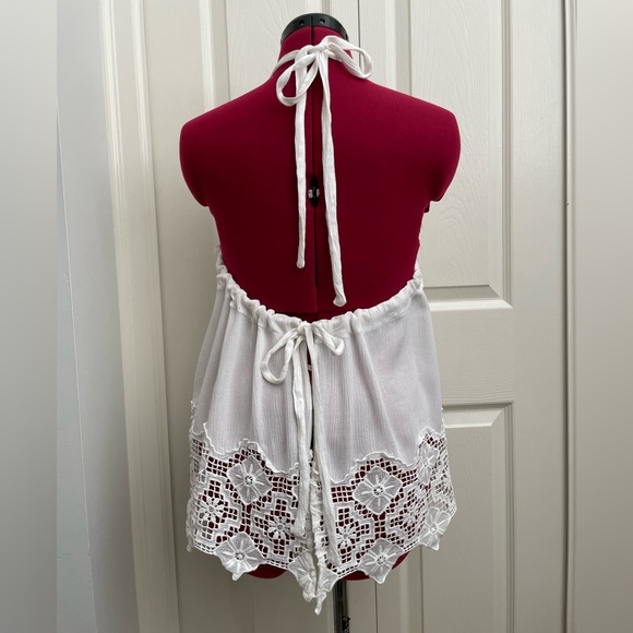 Free People crochet lace halter - size M - Picture 2 of 6